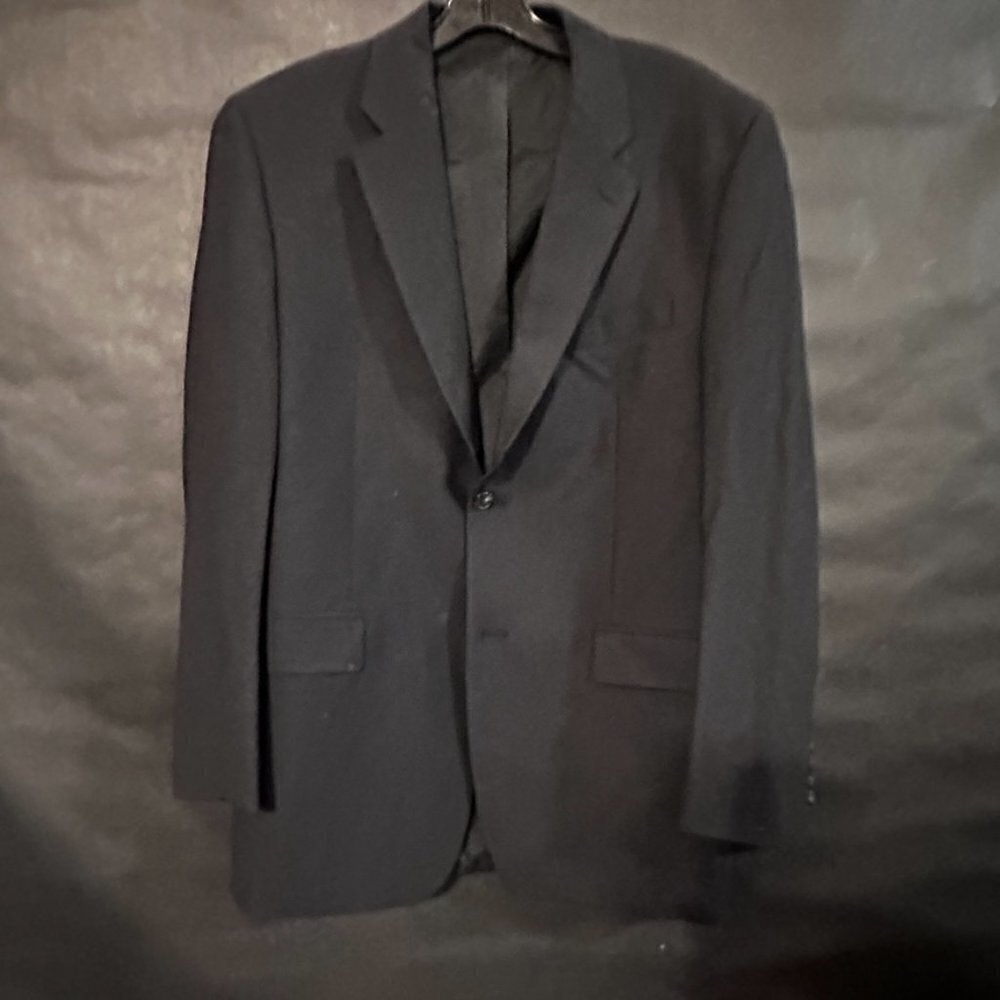 RalpH Lauren Black Blazer Sport Coat Jacket 44R Wool Sports Size 44 - Picture 1 of 13